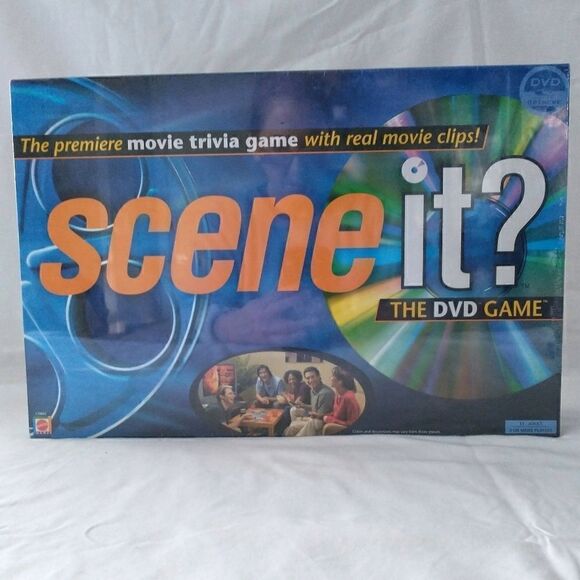 Scene It Movie Trivia DVD Movie Trivia Board Game Factory Sealed Mattel Original - Picture 2 of 14